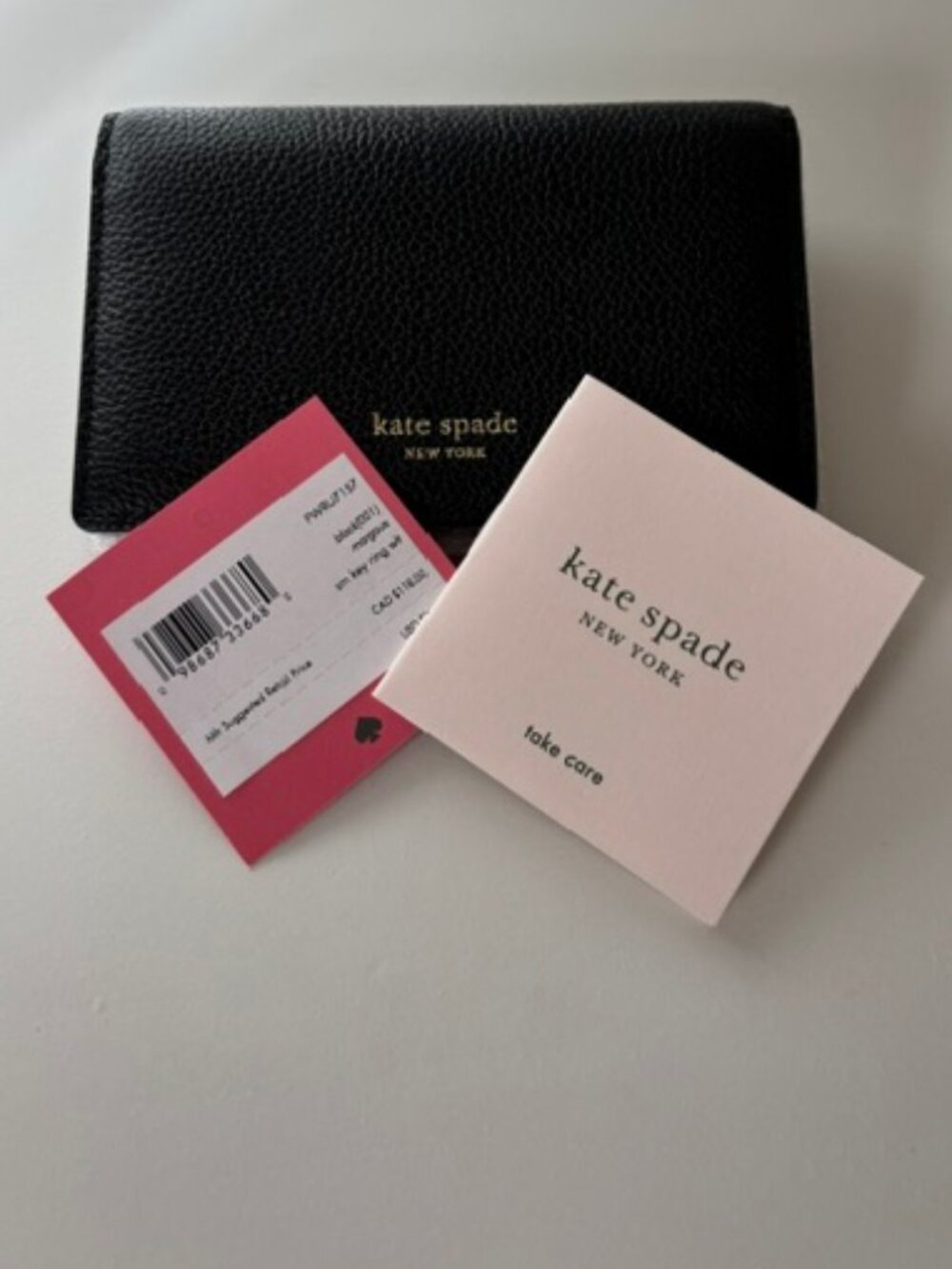 Kate Spade Margaux Small Keyring Wallet Black - Picture 12 of 13